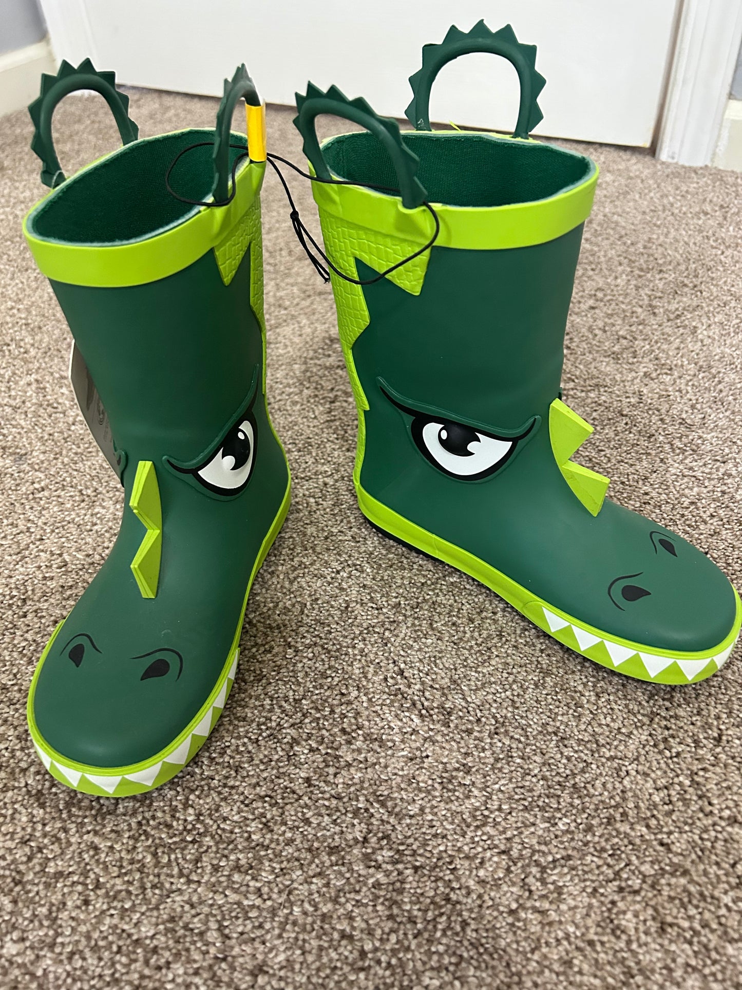 SELLER 26: Boys Dino Rain Boots - Size 11/12 NWT