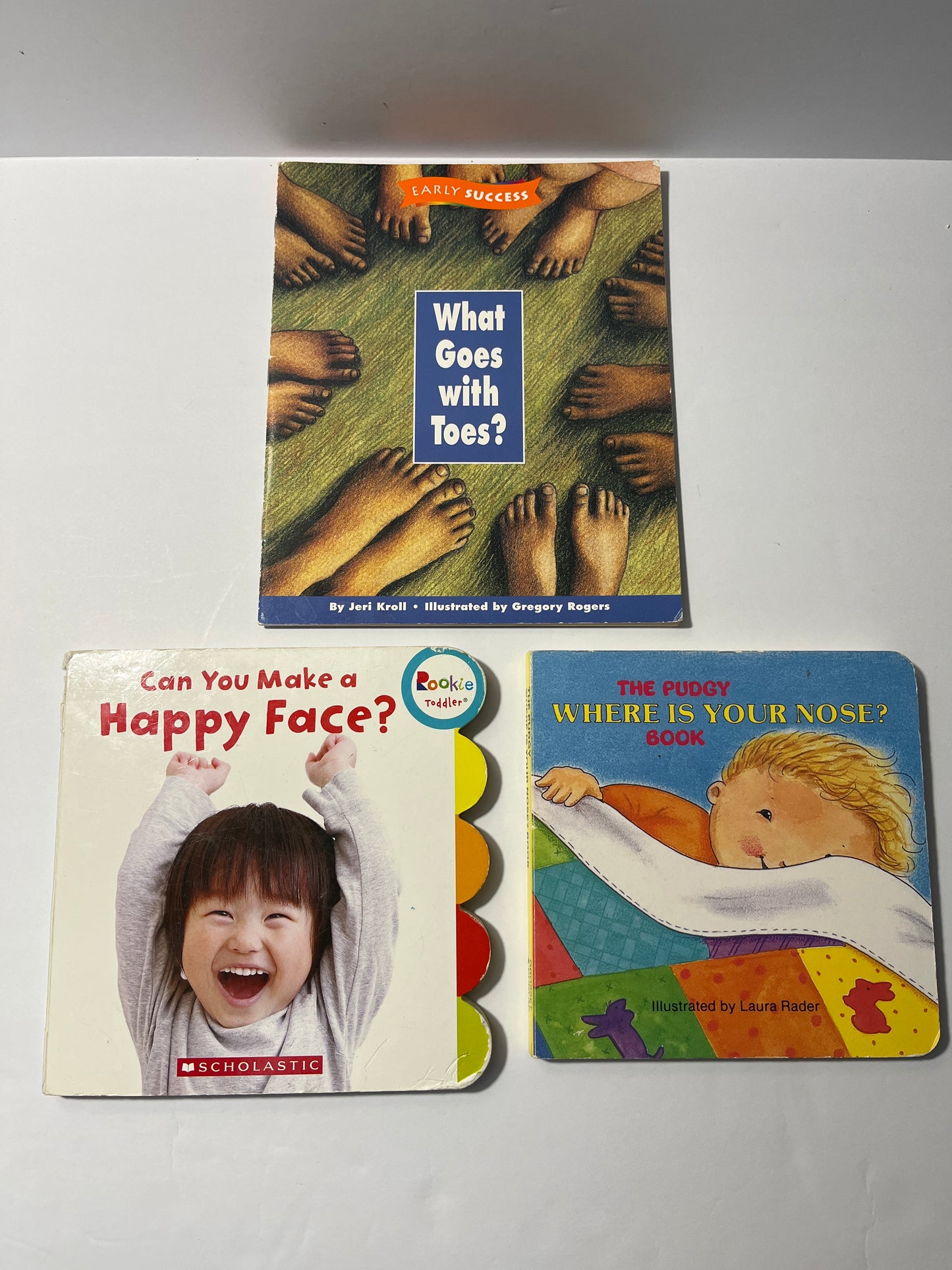 #150 book lot nose, face, toes