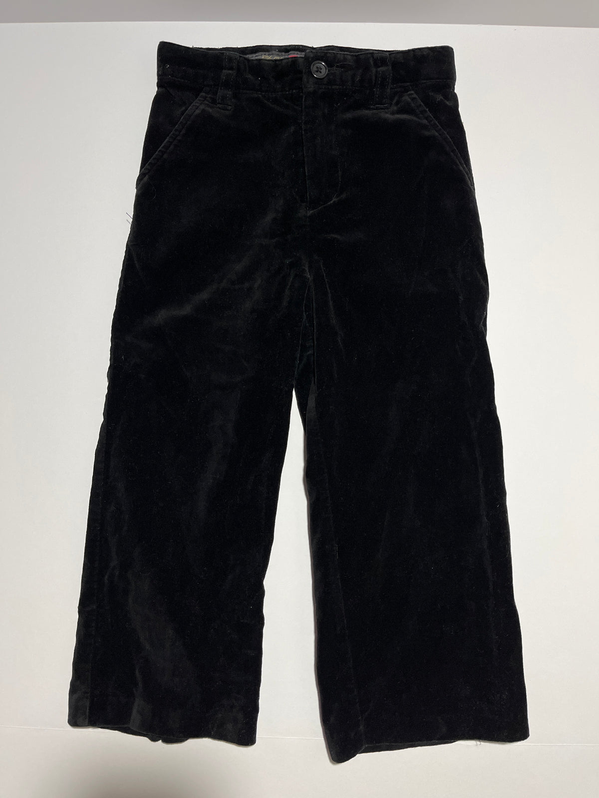 #150 boys 4t children’s place black velvet pants