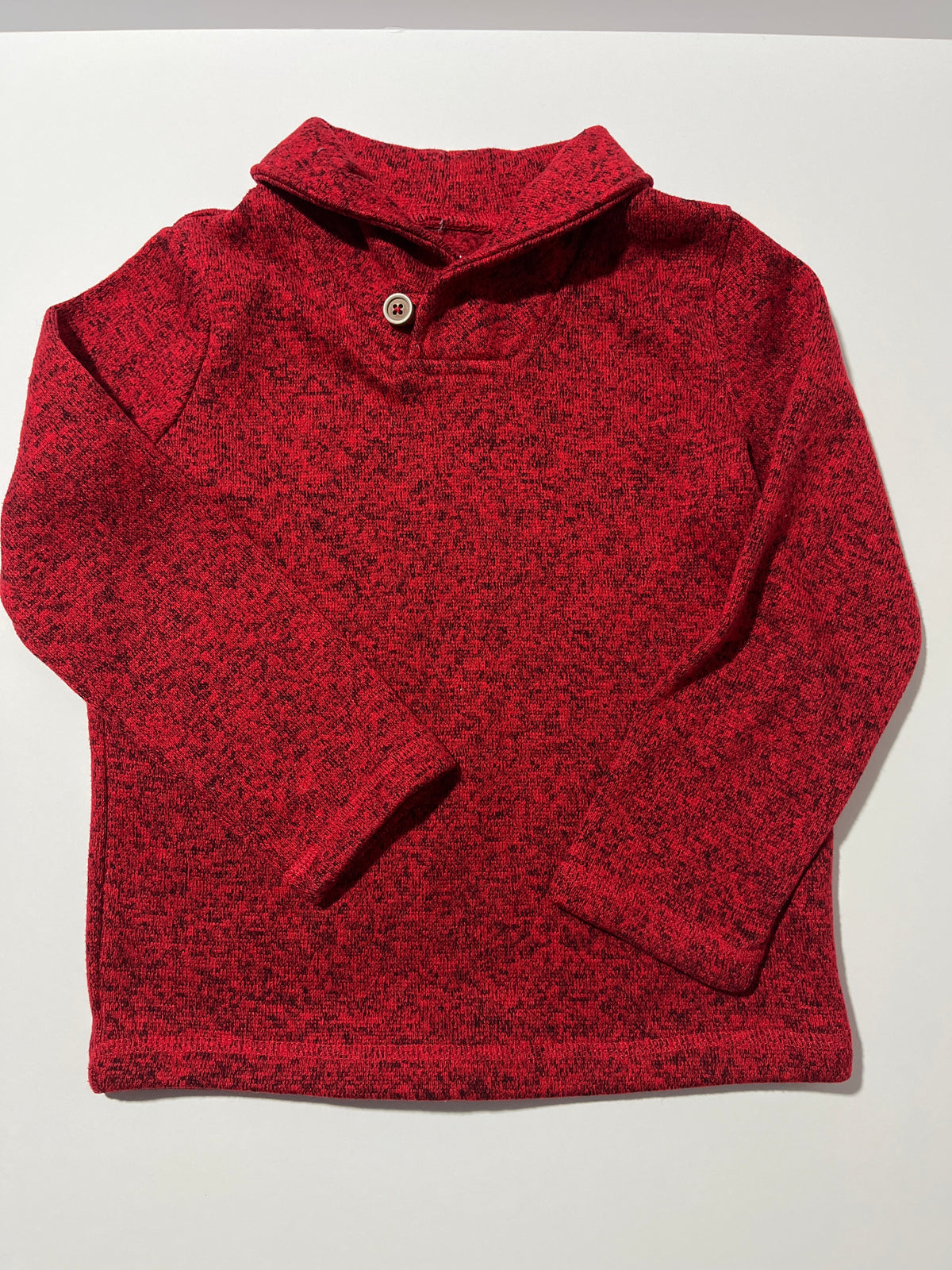 #150 boys 5t jumping beans red fleece top