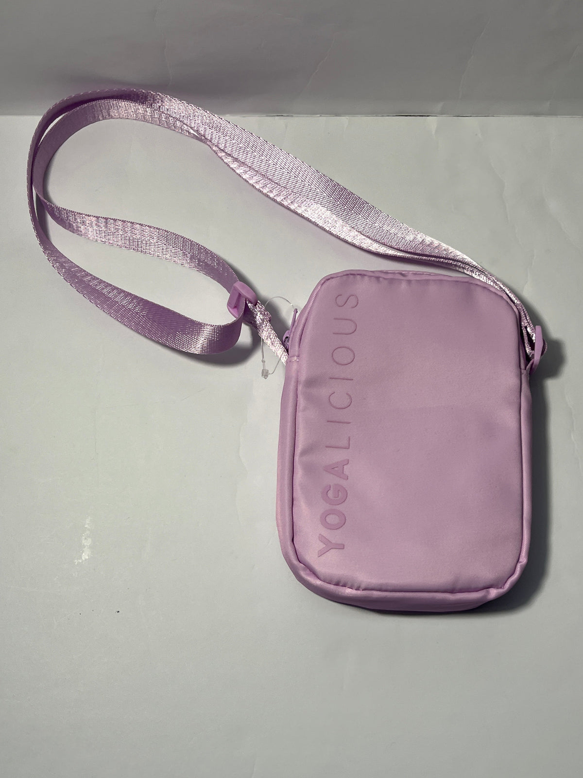 #150 purple yogalicious cross body bag girls new