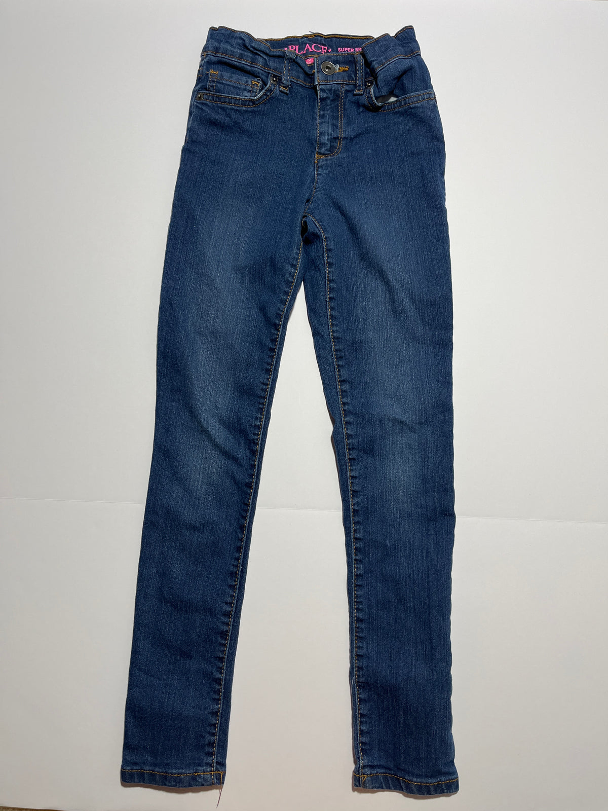 #150 girls 10 slim children’s place super skinny jeans dark wash