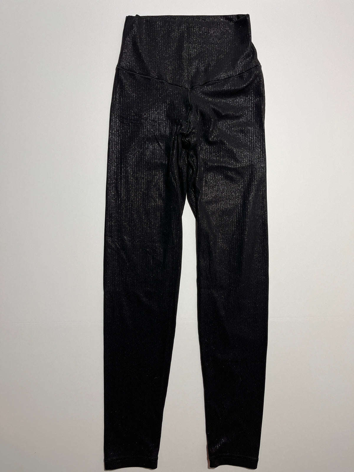 #150 juniors/women’s xs Aerie offline black metallic REAL ME EXTRA LEGGING 7/8 length HI RISe