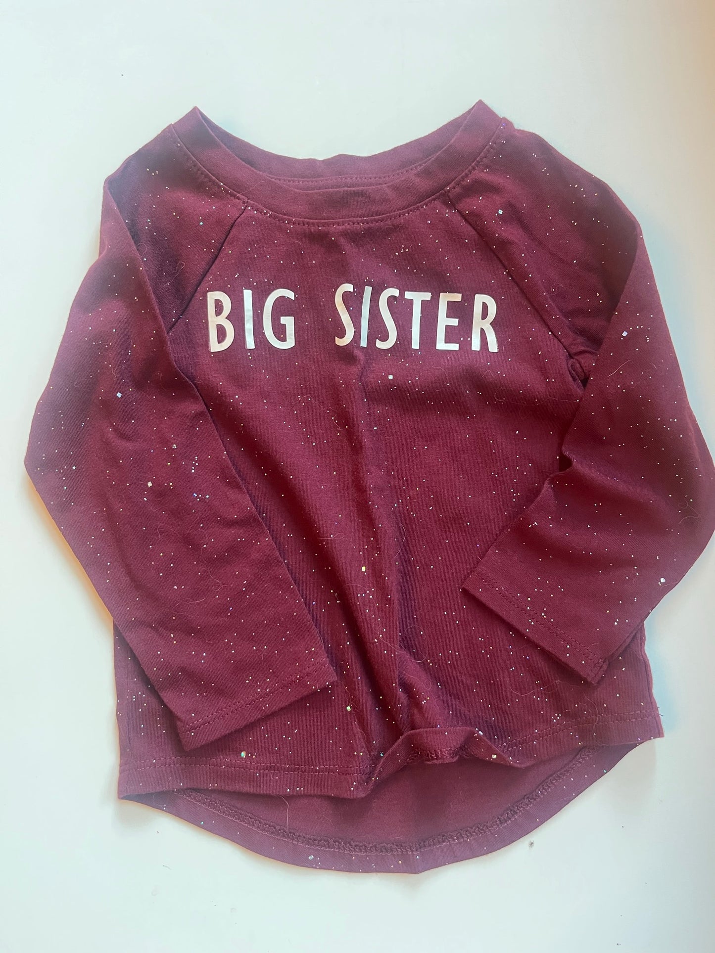 Seller #20 big sister shirt 18 mo