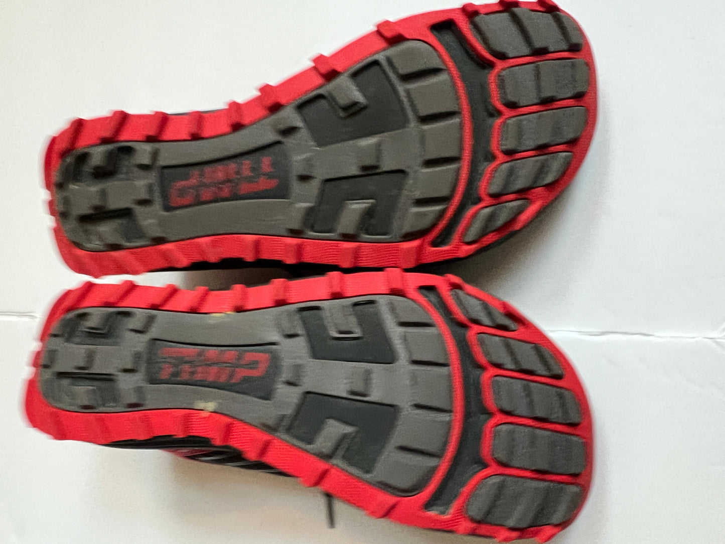 #180 Mens Shoe Size 11.5 Altra Red and black running shoe