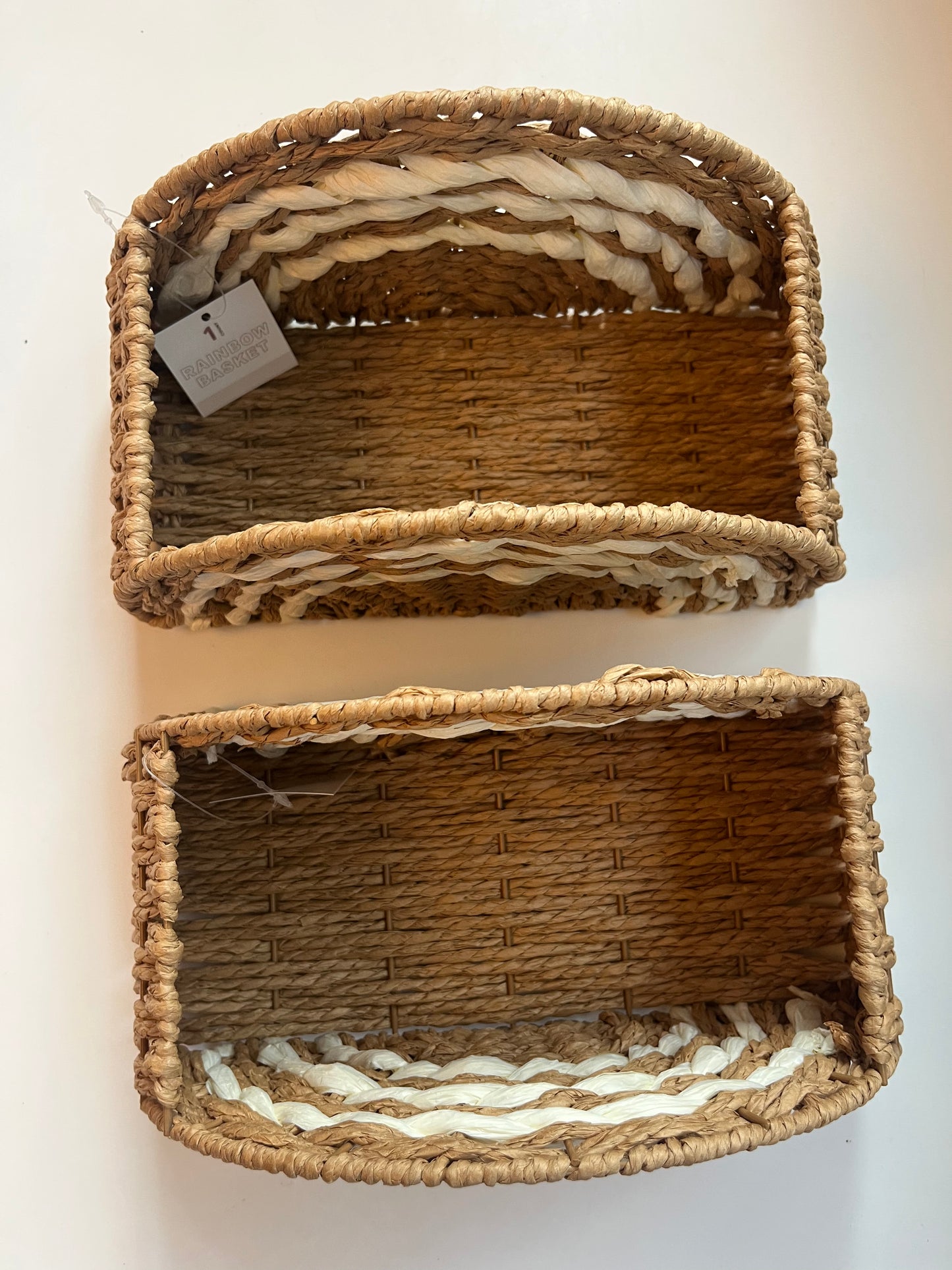 Seller #20 Rainbow wall baskets NWT
