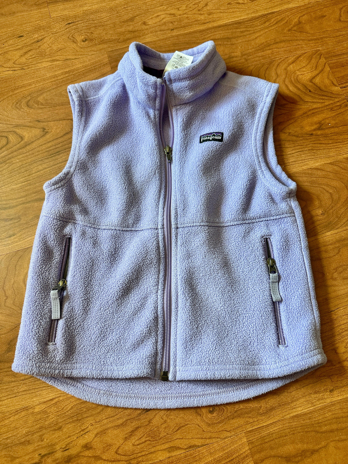 #48 Patagonia Light Purple Fleece Vest 5-6