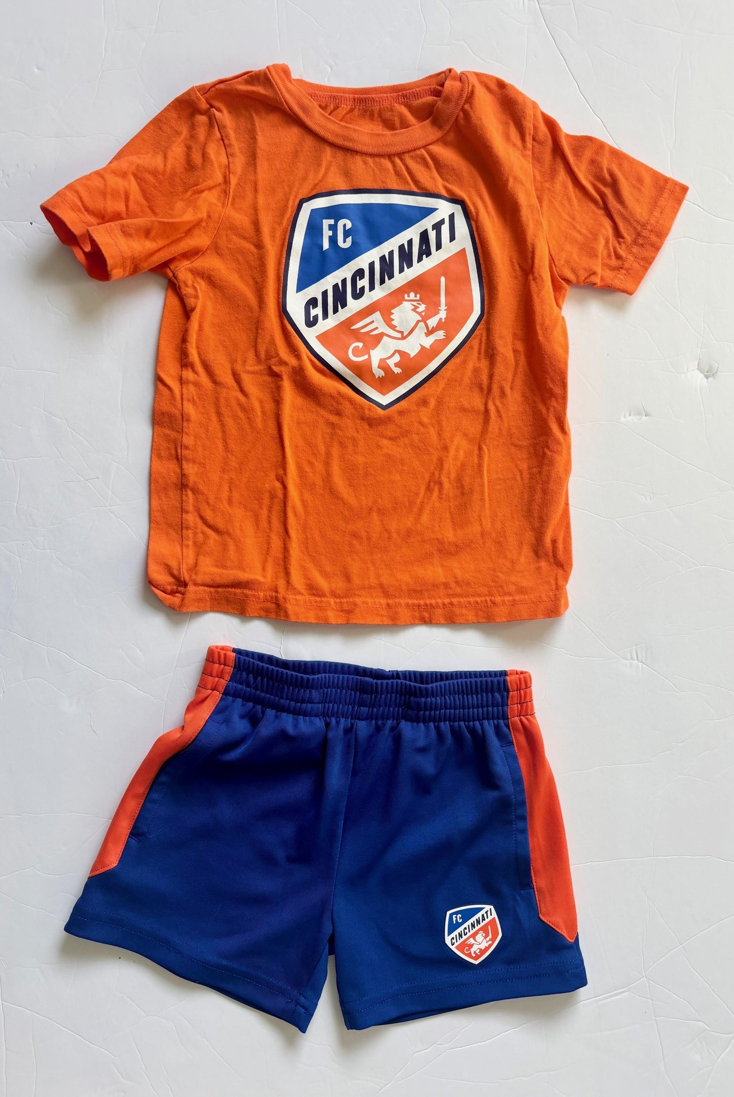 #43 FCC Tee and Shorts Boys or Girls 2 to 3T VGUC-EUC