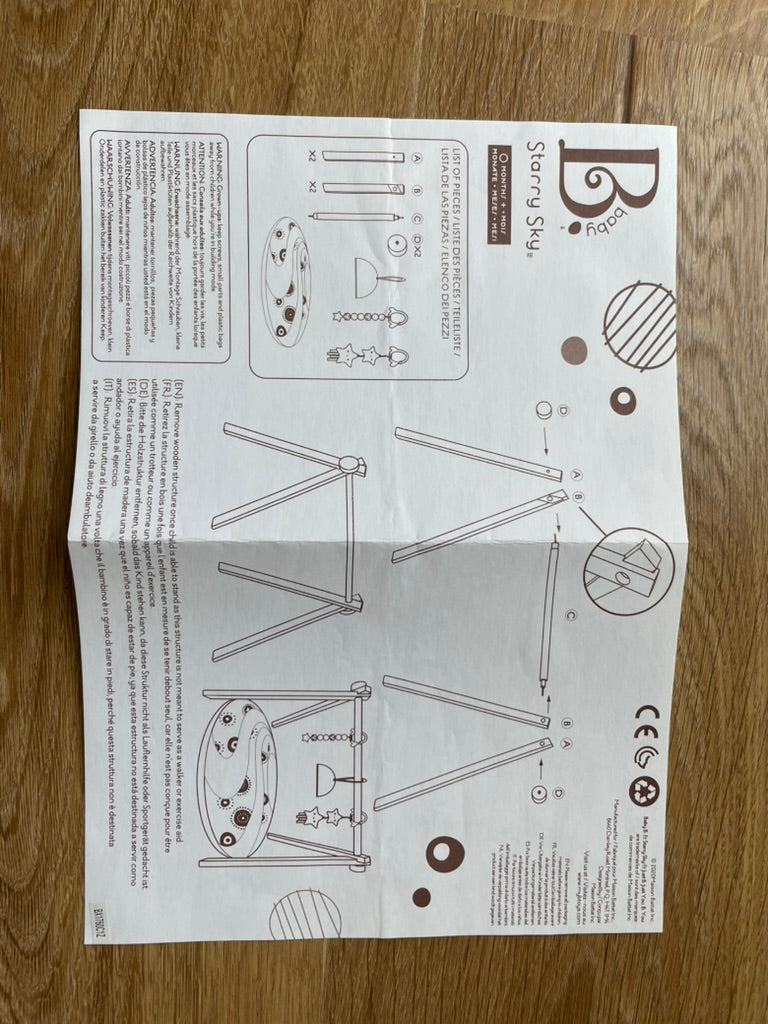 #6 - Wooden Baby Play Gym – Activity Mat for babies