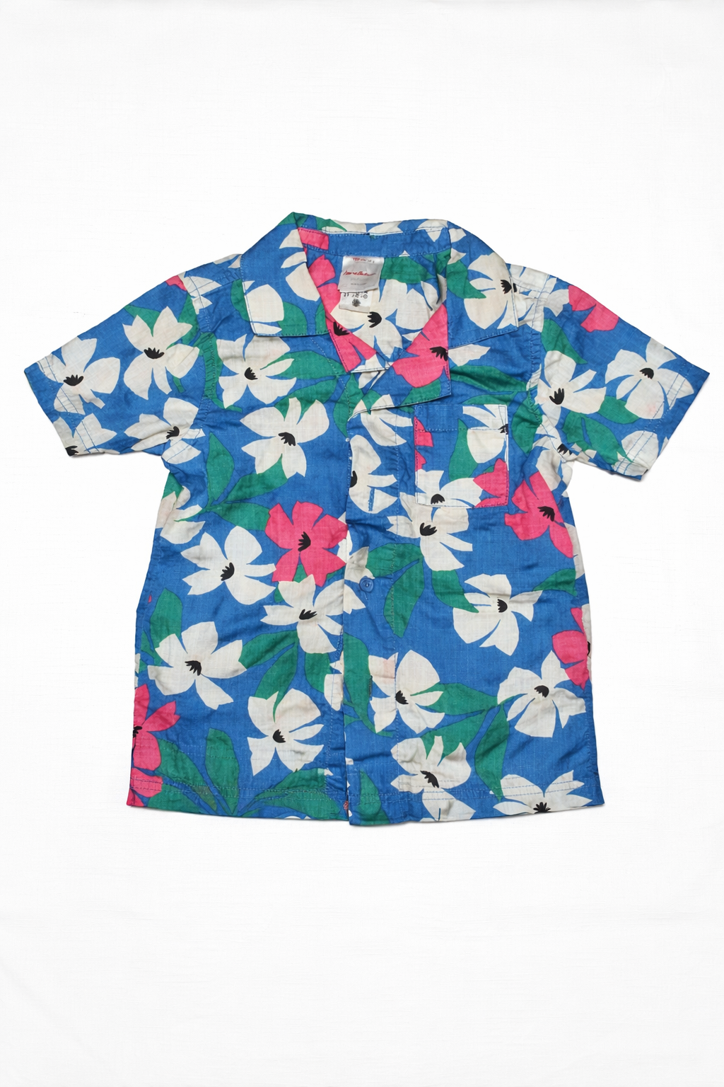#91 REDUCED Boys 4 Hanna Andersson hawaiian shirt EUC