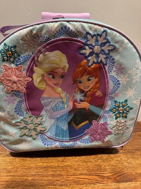 REDUCED #141 Frozen Sequin Suitcase GUC