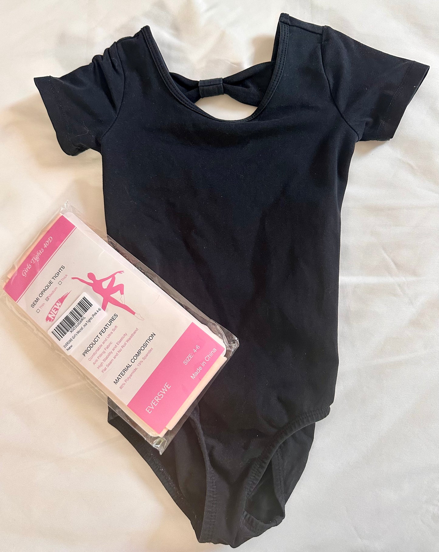Seller #114 - Ballet Leotard with New Tights Size 4-6