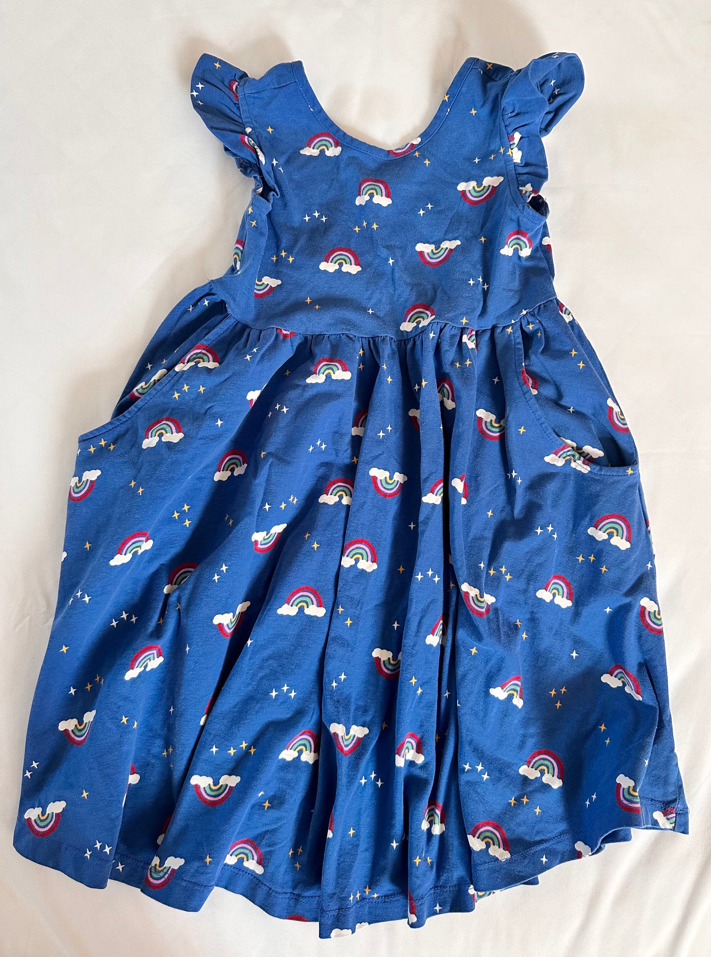 Seller #114 - Hanna Andersson Size 120 (6-7) Twirl Rainbow Dress