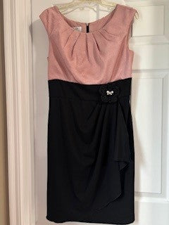 Seller #62 Women's Suzi Chin for Maggy Boutique Pink Cocktail Dress sz 10 EUC