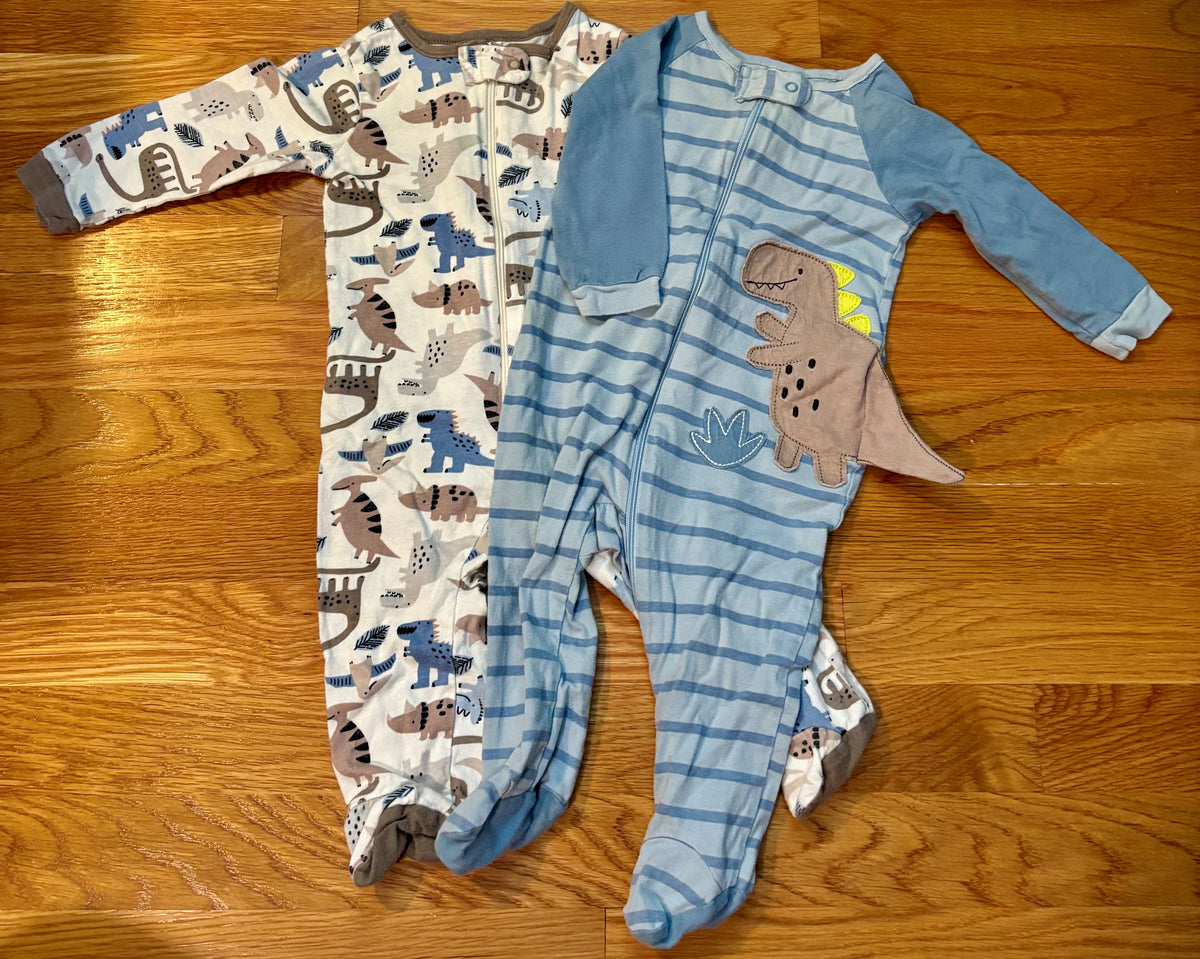 #69 Gerber Dino Sleepers 3-6M