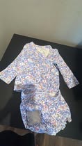 #29 Girls 3 mo Floral 2-piece bubble outfit