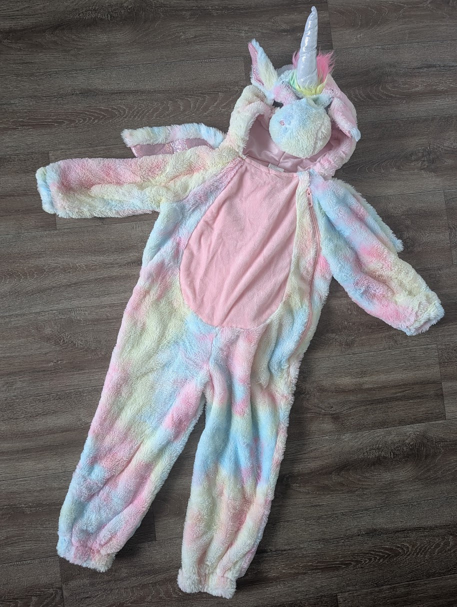 #8 Girls Unicorn Onesie Costume Size 2-3T