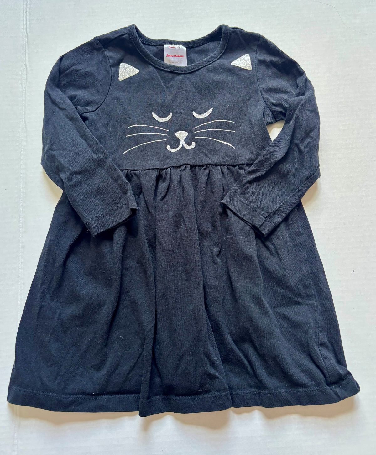 #154 Hanna Andersson Cat Dress Girls 3T VGUC