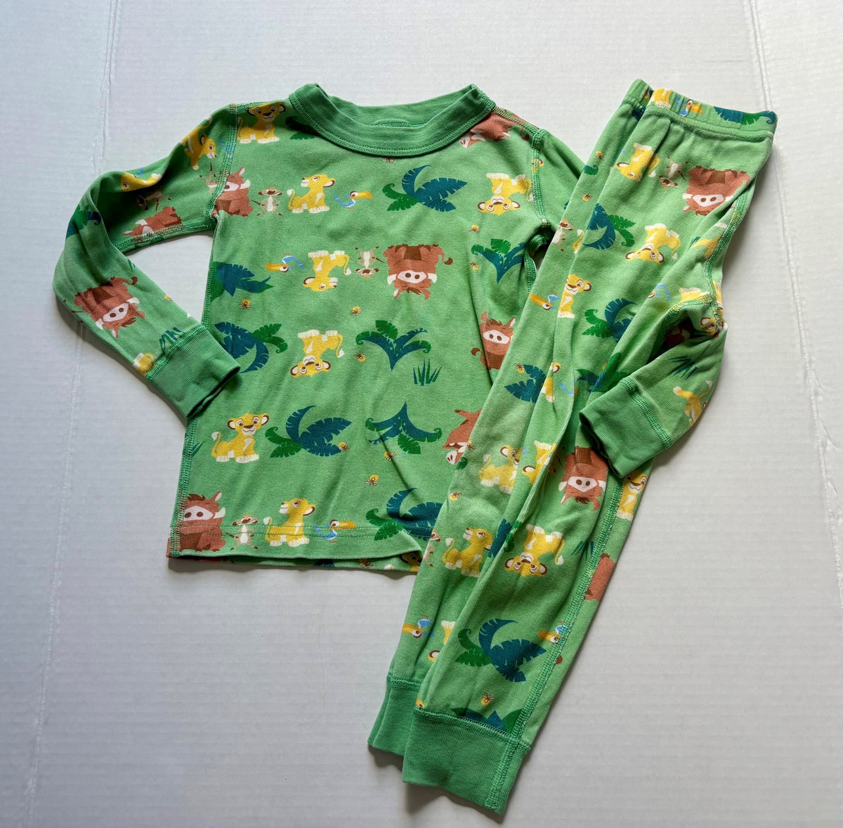 #154 Hanna Andersson Lion King Pajamas Boys or Girls 4T VGUC