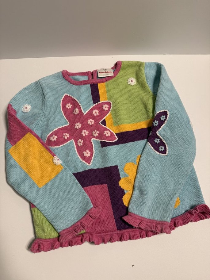 Seller 175 - Hanna Anderson Size 130 floral pullover