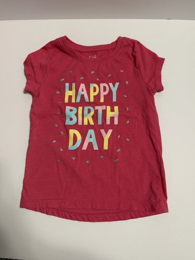Seller 229 - Falls Creek brand 3T Happy Birthday tshirt