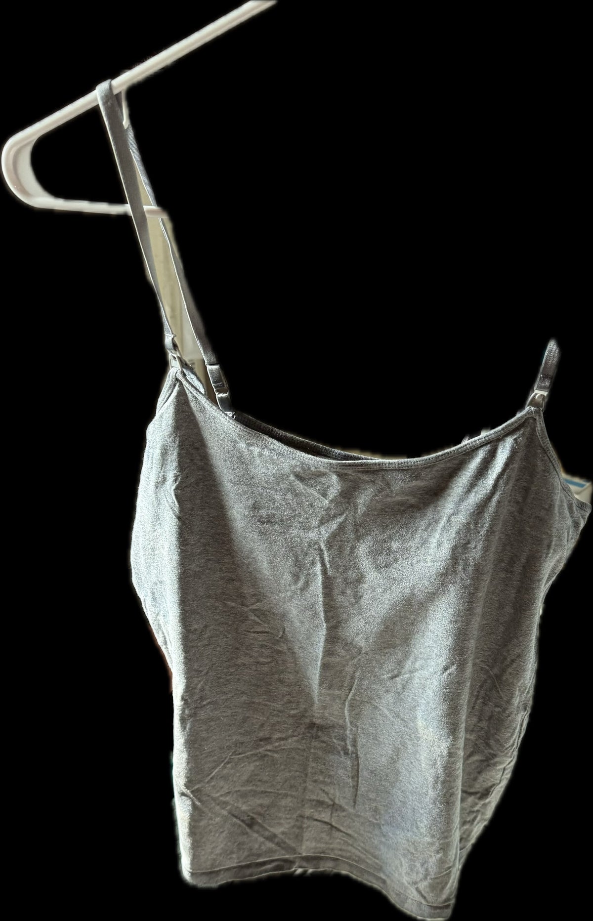 #20 Motherhood Maternity gray nursing tank size L GUC