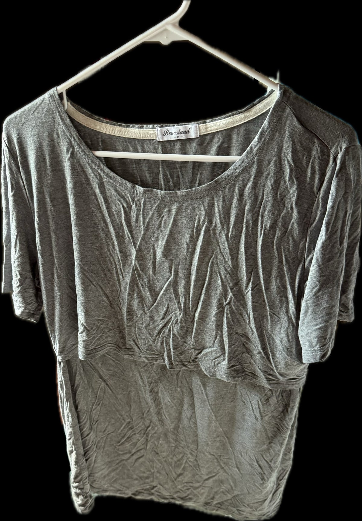 Bearsland gray nursing tshirt size XL GUC