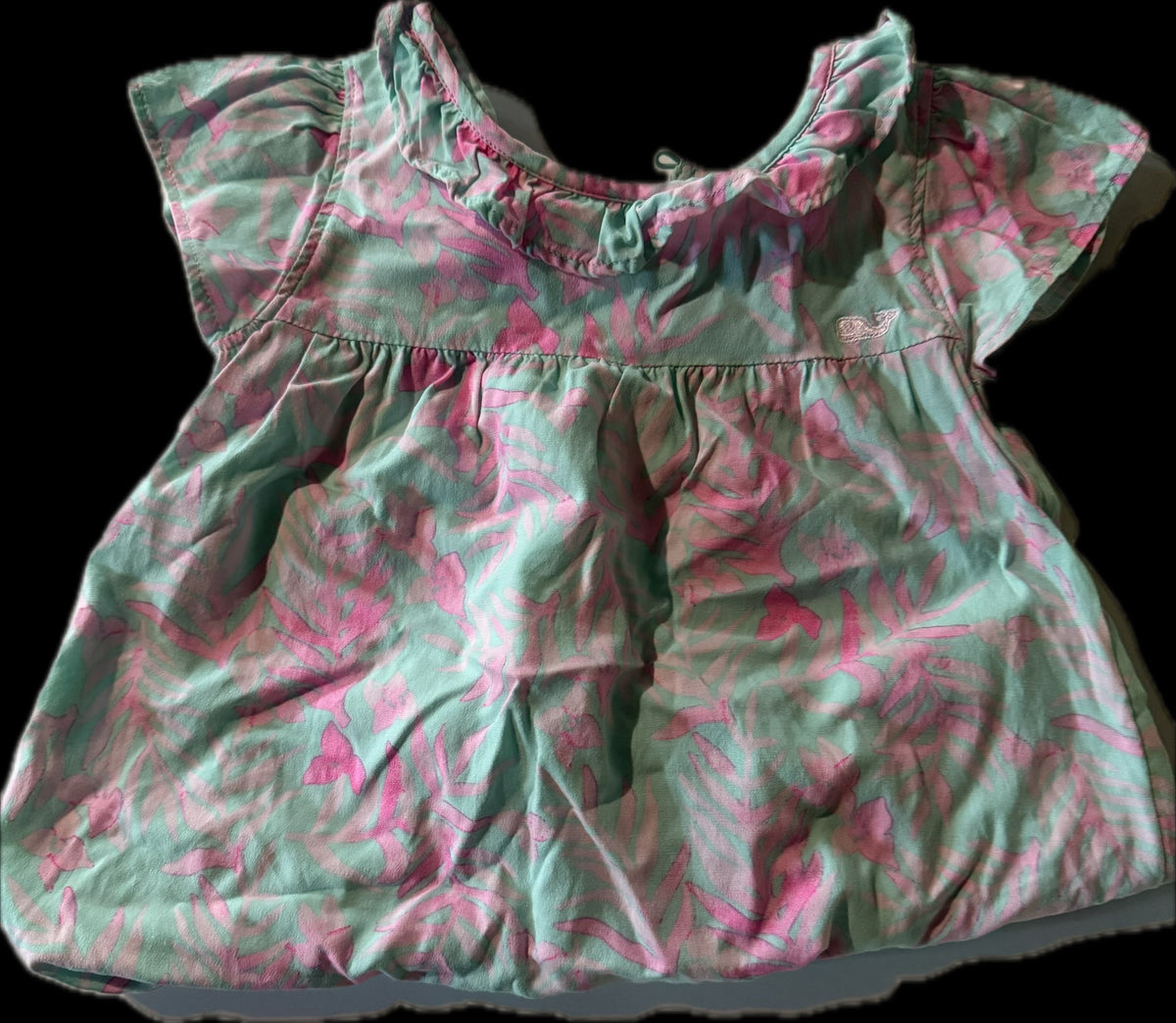 #20 Girls Vineyard Vines romper size 12-18 months GUC