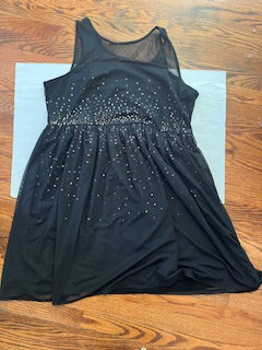 #36 Lane Bryant Plus Size 20/22 Black Cocktail Dress