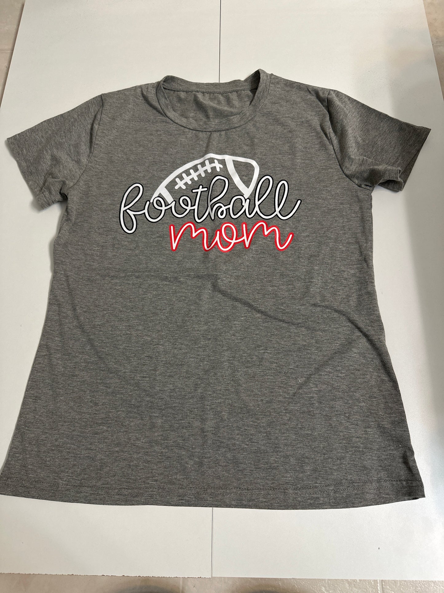 #133 Sz Small Football Mom TShirt