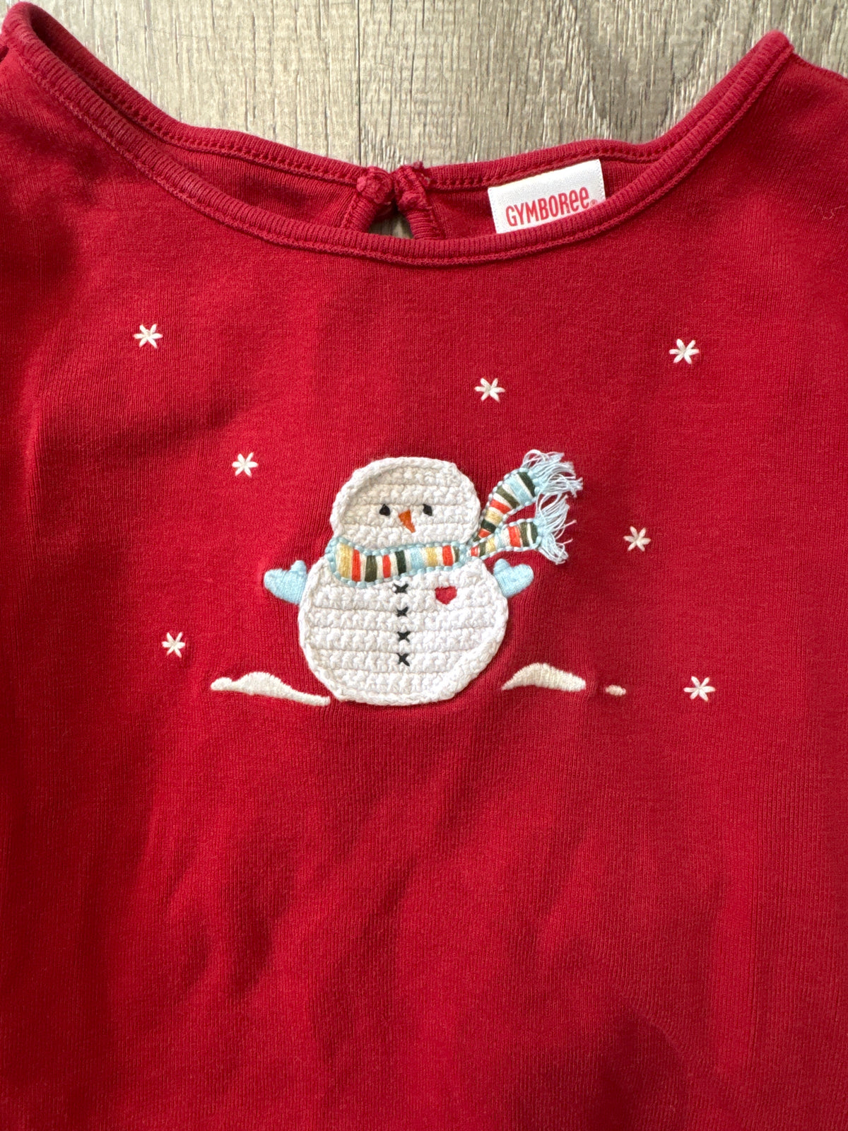#149 Girls 3T snowman Gymboree pajamas
