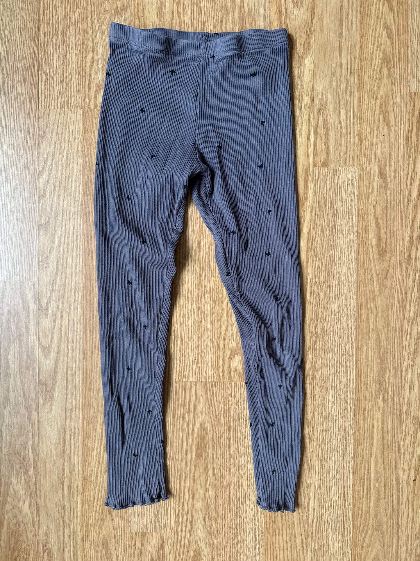 178 H&M girls ribbed leggings 9-10 (fits like 6-7) VGUC