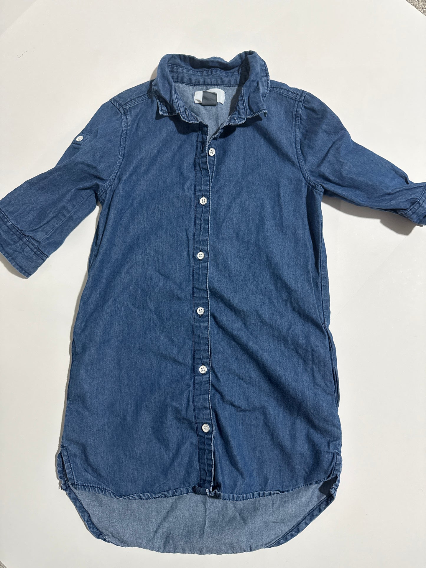 #96 Girls Old Navy Denim Dress/Tunic XS/5