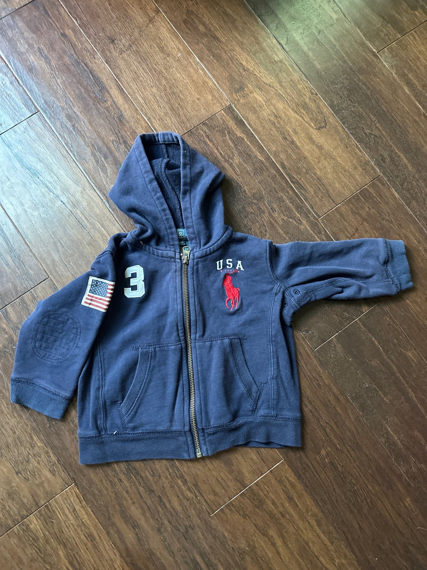#218 18M Polo Hoodie