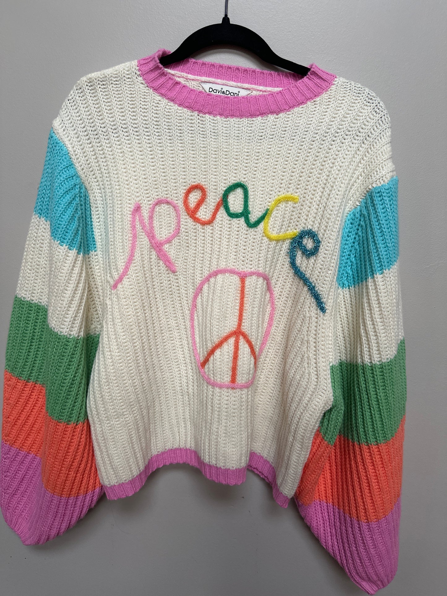 #133 Anthropologie Davi&Dani Sz Small Oversized Sweater