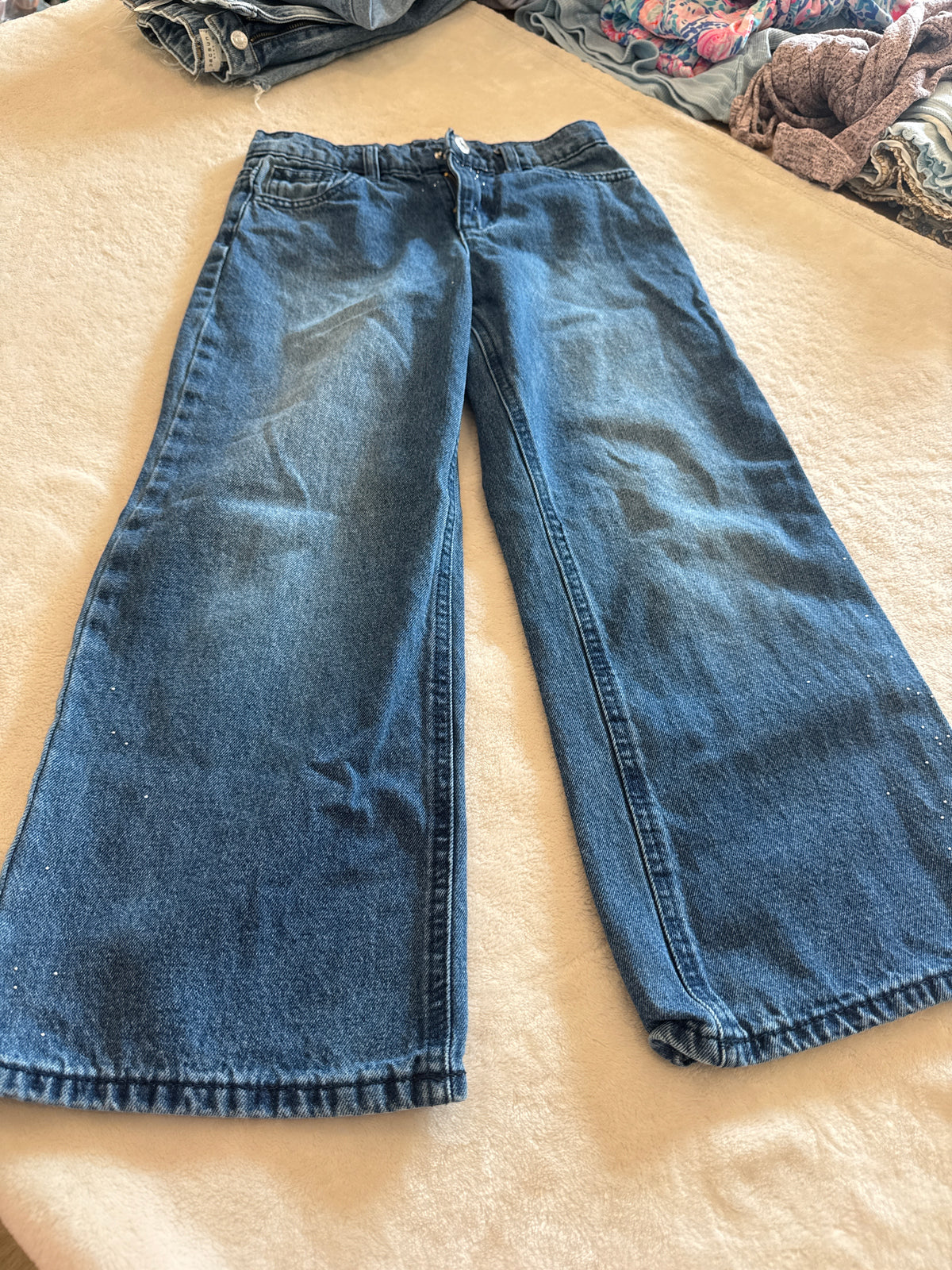 #81 Girls 7 Justice Jeans not adjustable