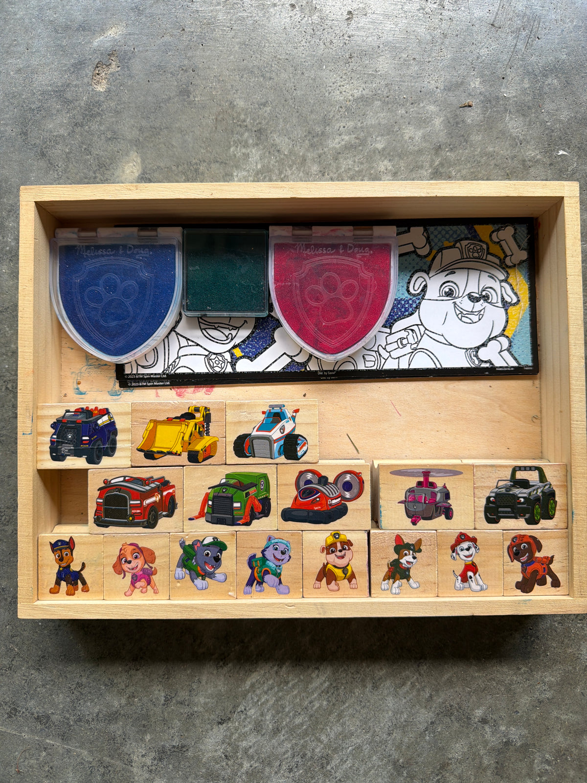#198 Paw Patrol Stamp set