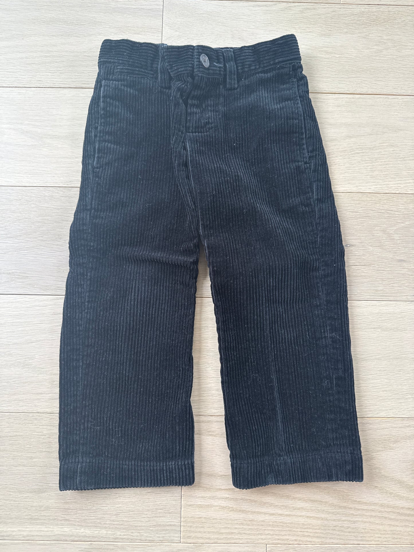 Seller #216 Boys Polo Ralph Lauren black corduroy pants, sz 2T EUC