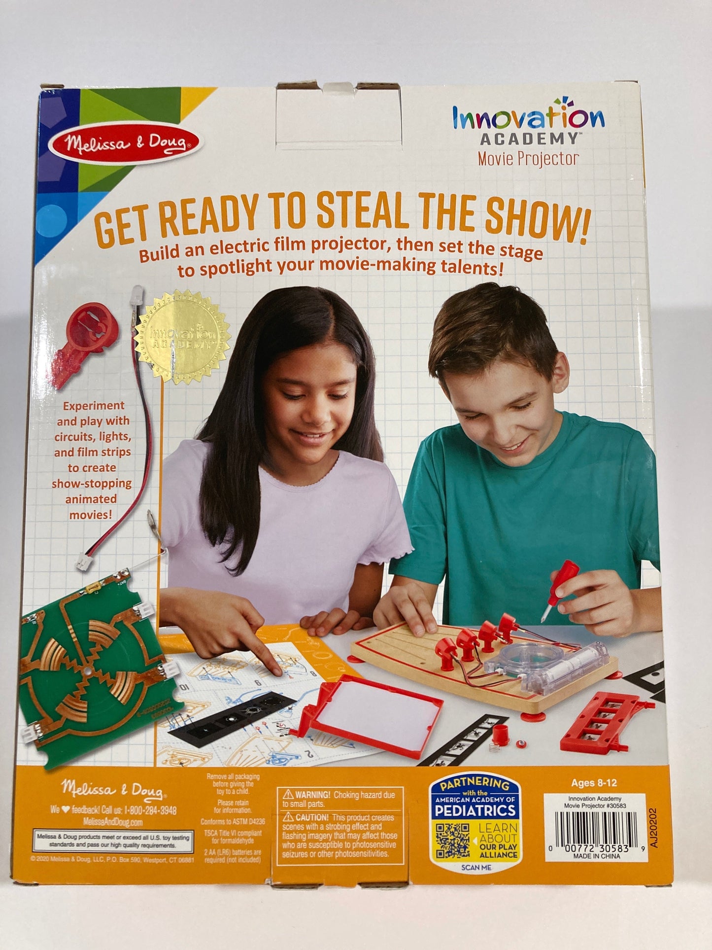 #119-REDUCED-Melissa and Doug Innovation Academy movie projector build kit