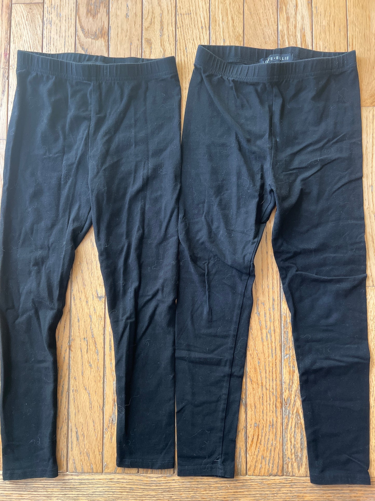 178 love Ellie size 7 black leggings VGUC