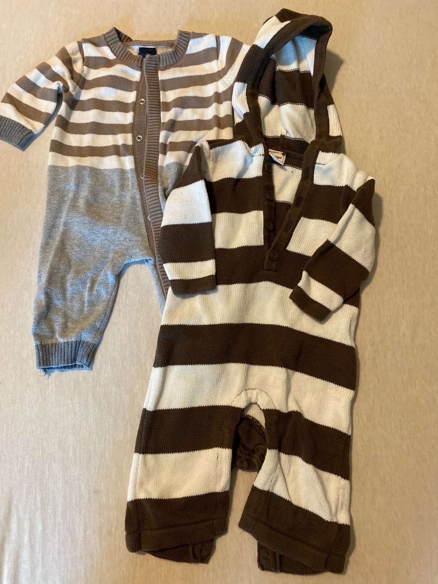 Seller #86 *REDUCED* Sweater rompers (3-6 month)