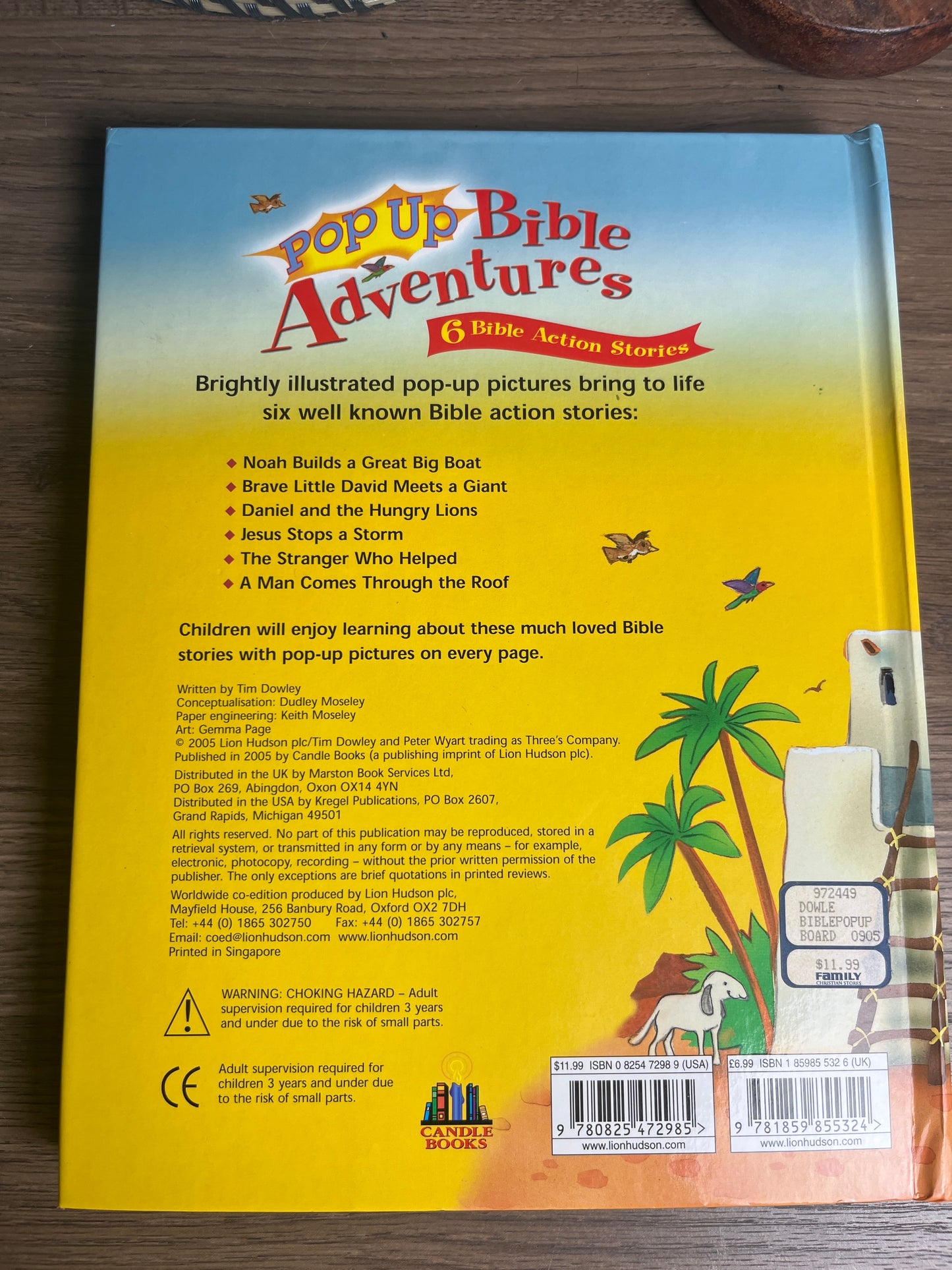 Seller #213 Brand New Pop Up Bible Stories Book