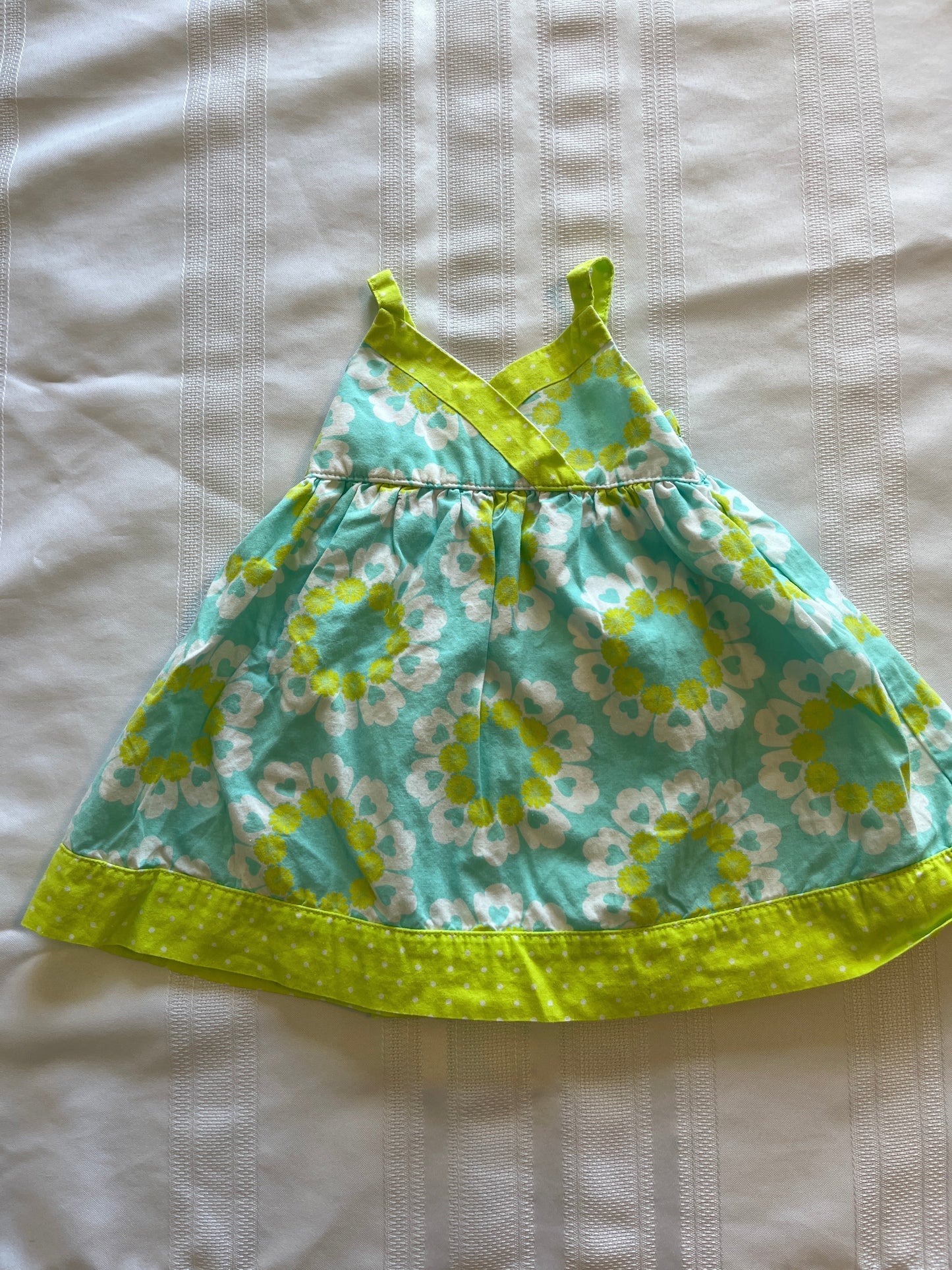 #29 3-6 mo girls holiday dress EUC