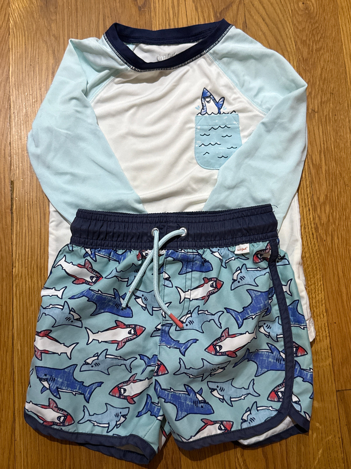 Seller # 152 - Cat & Jack boys 2T shark swimsuit