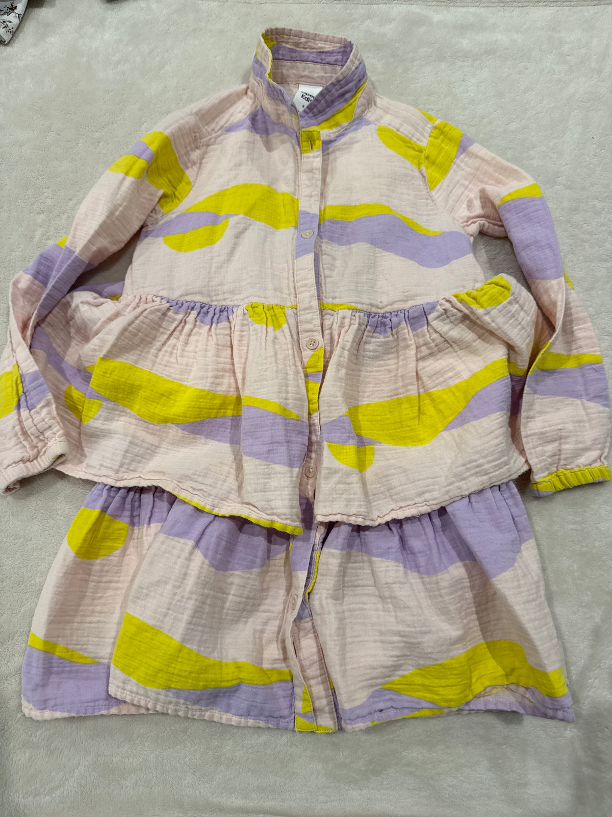 #81 Girls 6 Open edit dress