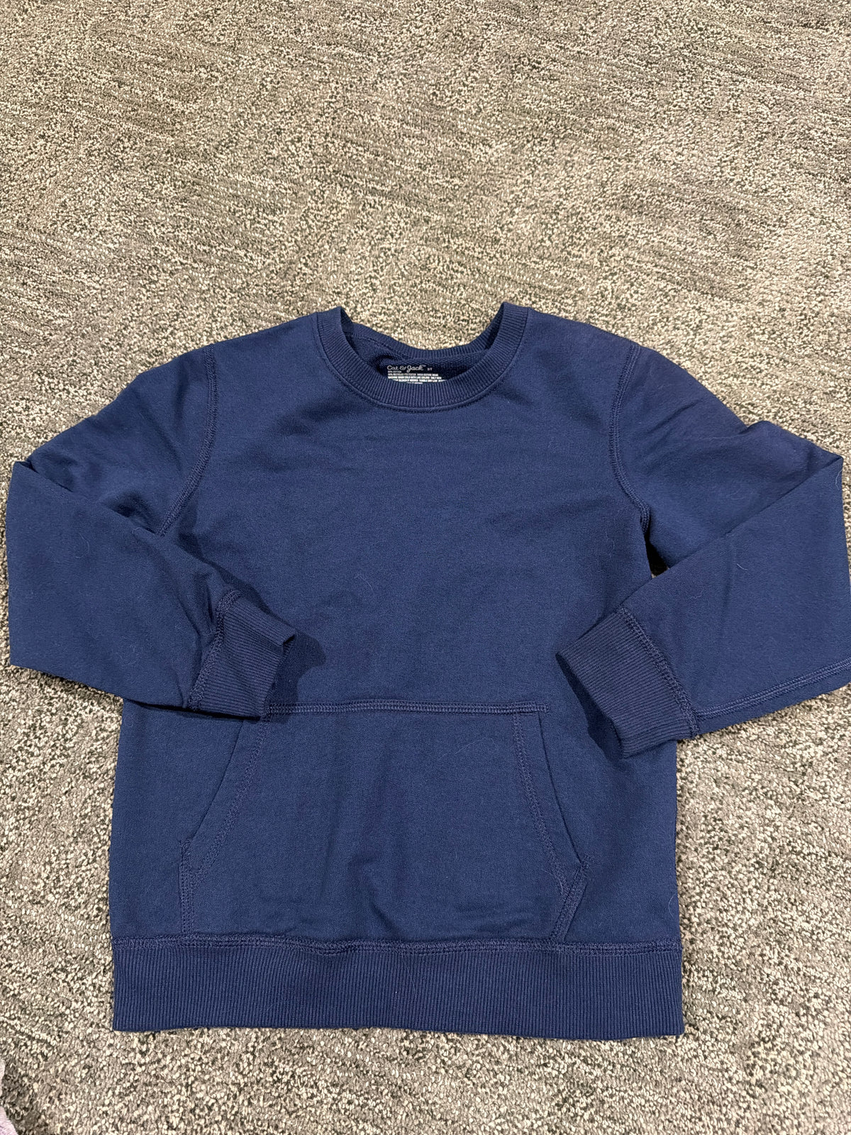 #133 girls cat & jack 5t navy lightweight sweatshirt