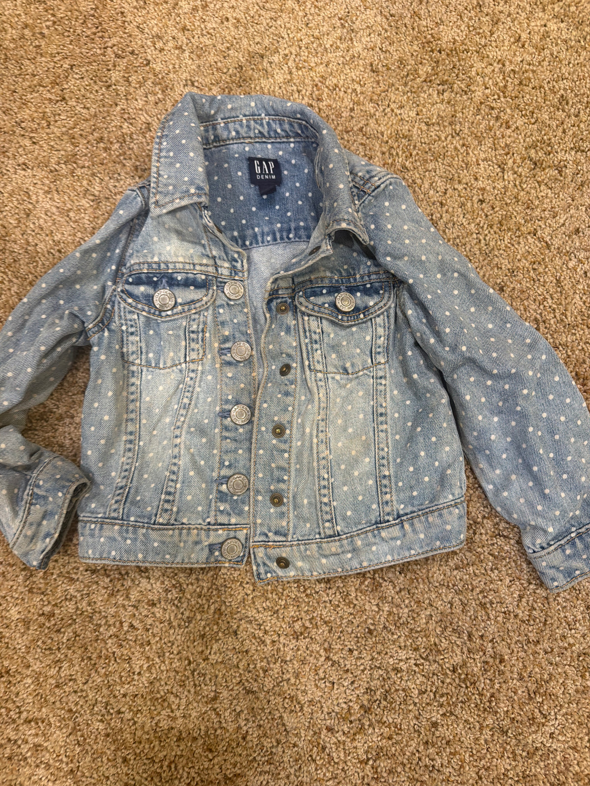 #47 girls size 4, jeans jacket, gap