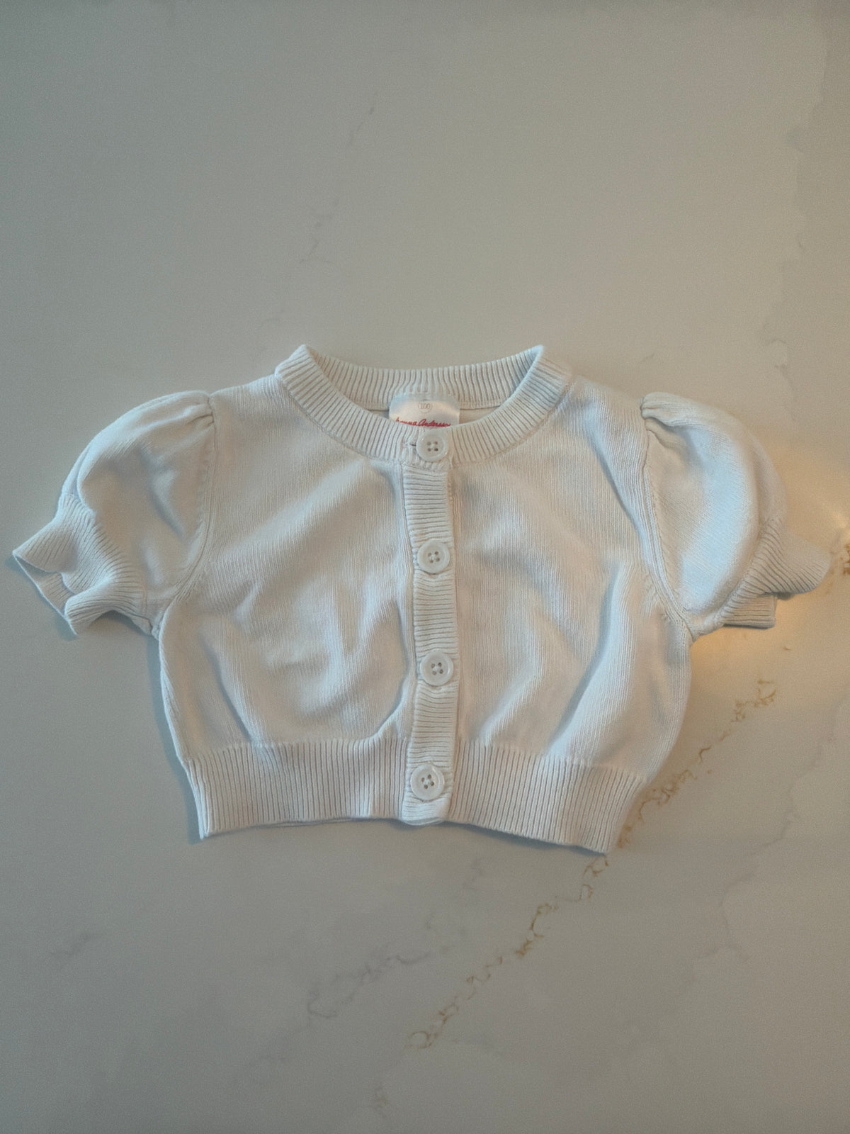 #133 Hanna Andersson cropped sweater size 4