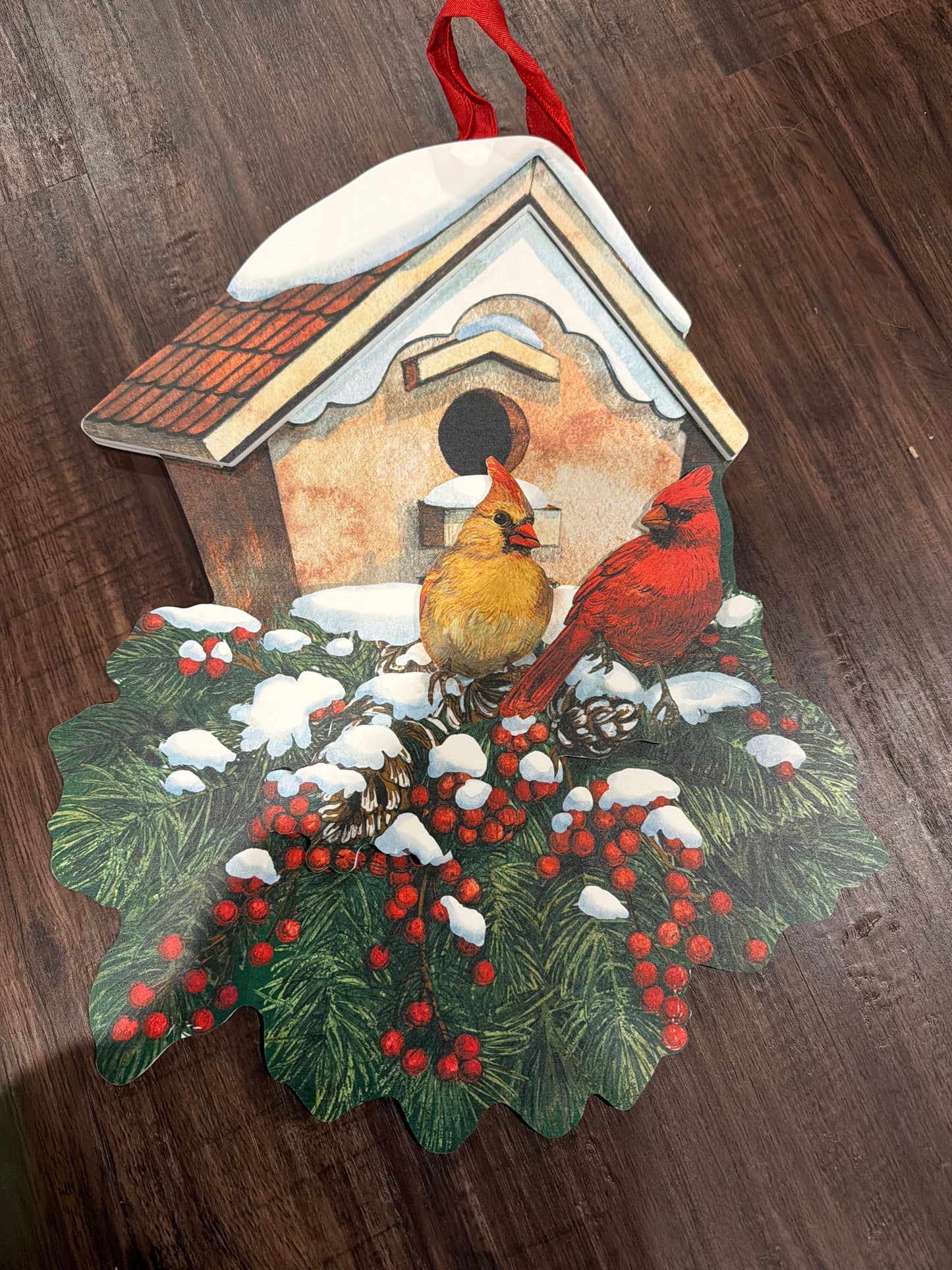 #107 never used holiday door hanger