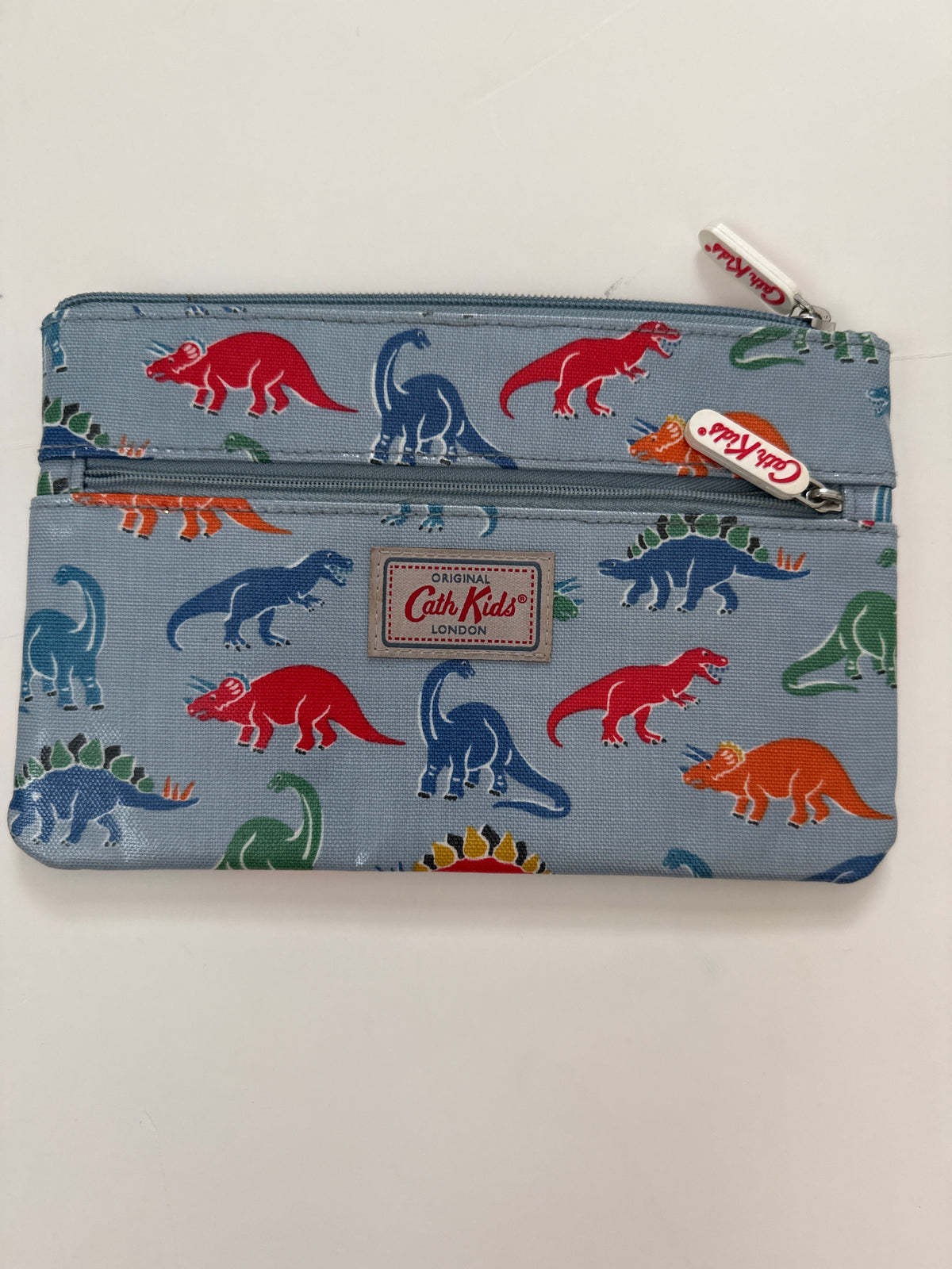 #64 Cath Kids Dinosaur Double Zipper Pencil Case
